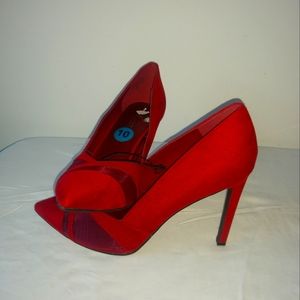 Nine West Burgundy Stilleto Pointed Toe Slip-On Sz 8.5 & 10